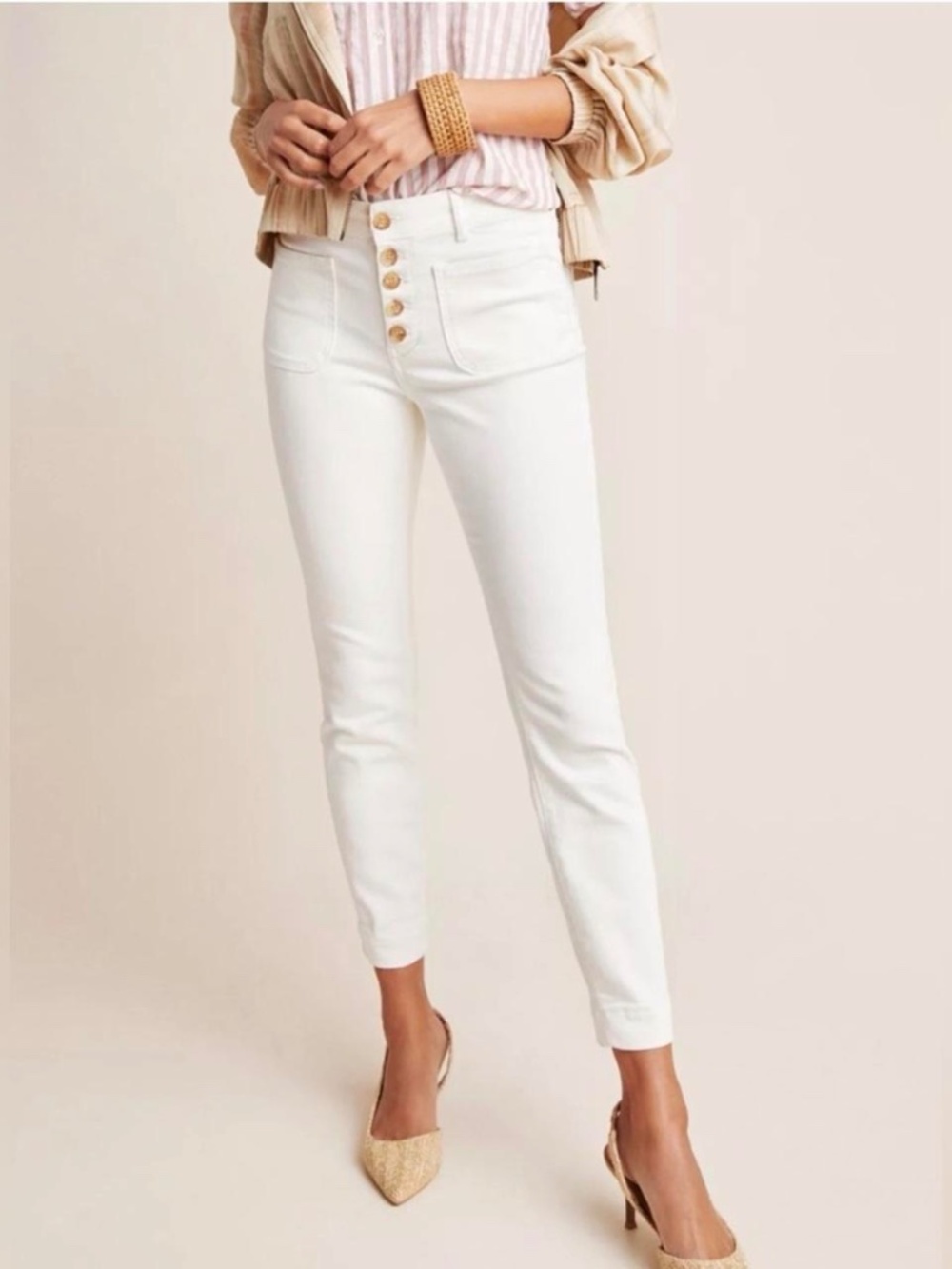 Anthropologie Pilcro and the letterpress High Rise Petites Womens size 29 Jean